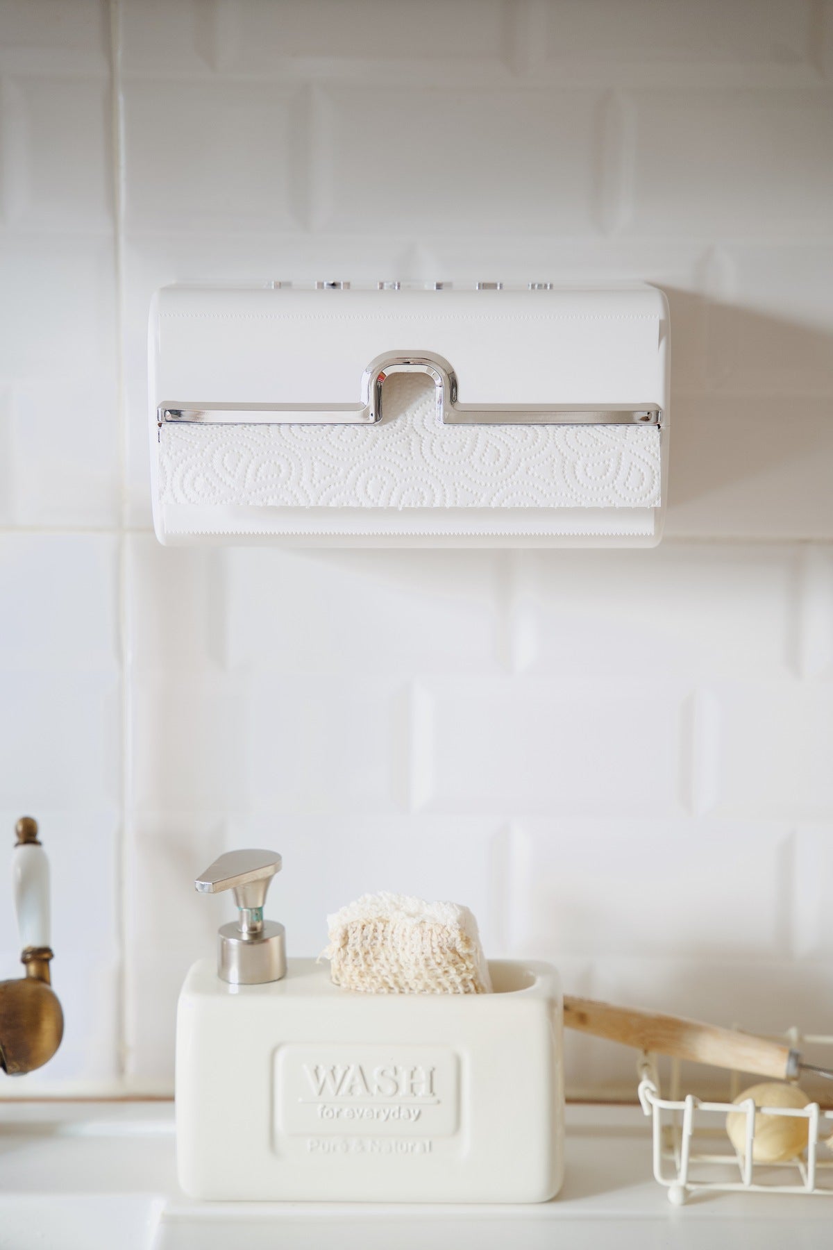 Snow Kağıt Havlu Tutucu & Peçetelik – Şık Tasarımlı Dekoratif Fonksiyonel Peçetelik