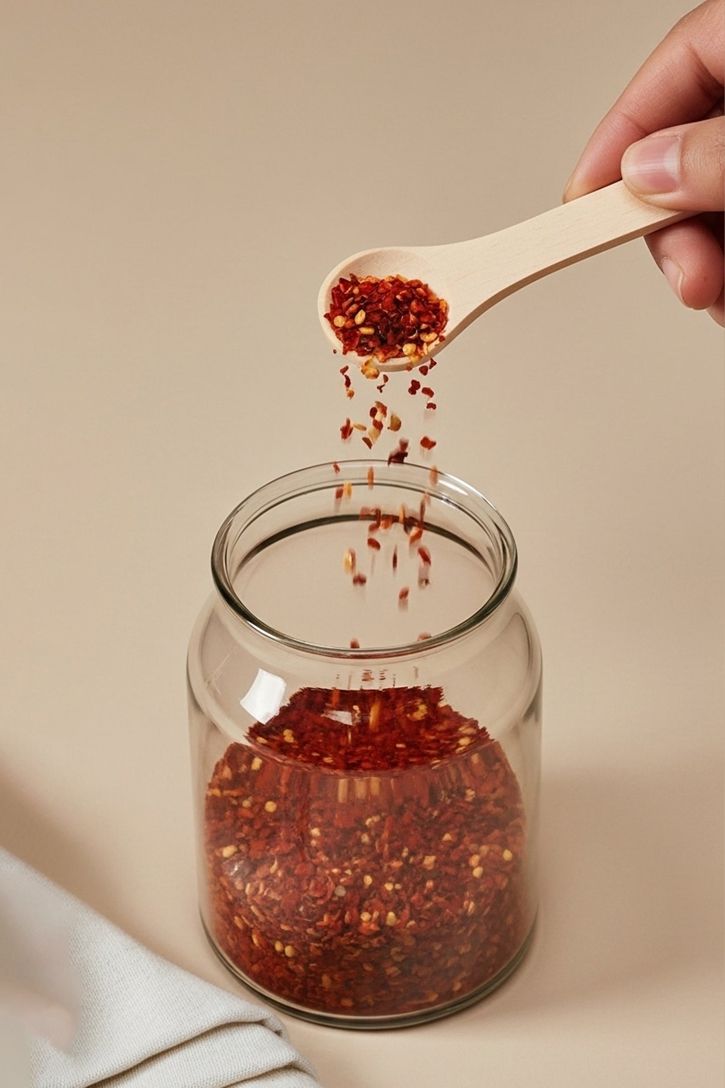 Ahşap Kapaklı 3’lü Şeffaf Cam Baharatlık Seti - Koyu Renk Ahşap Standlı - 250 ml Hacimli