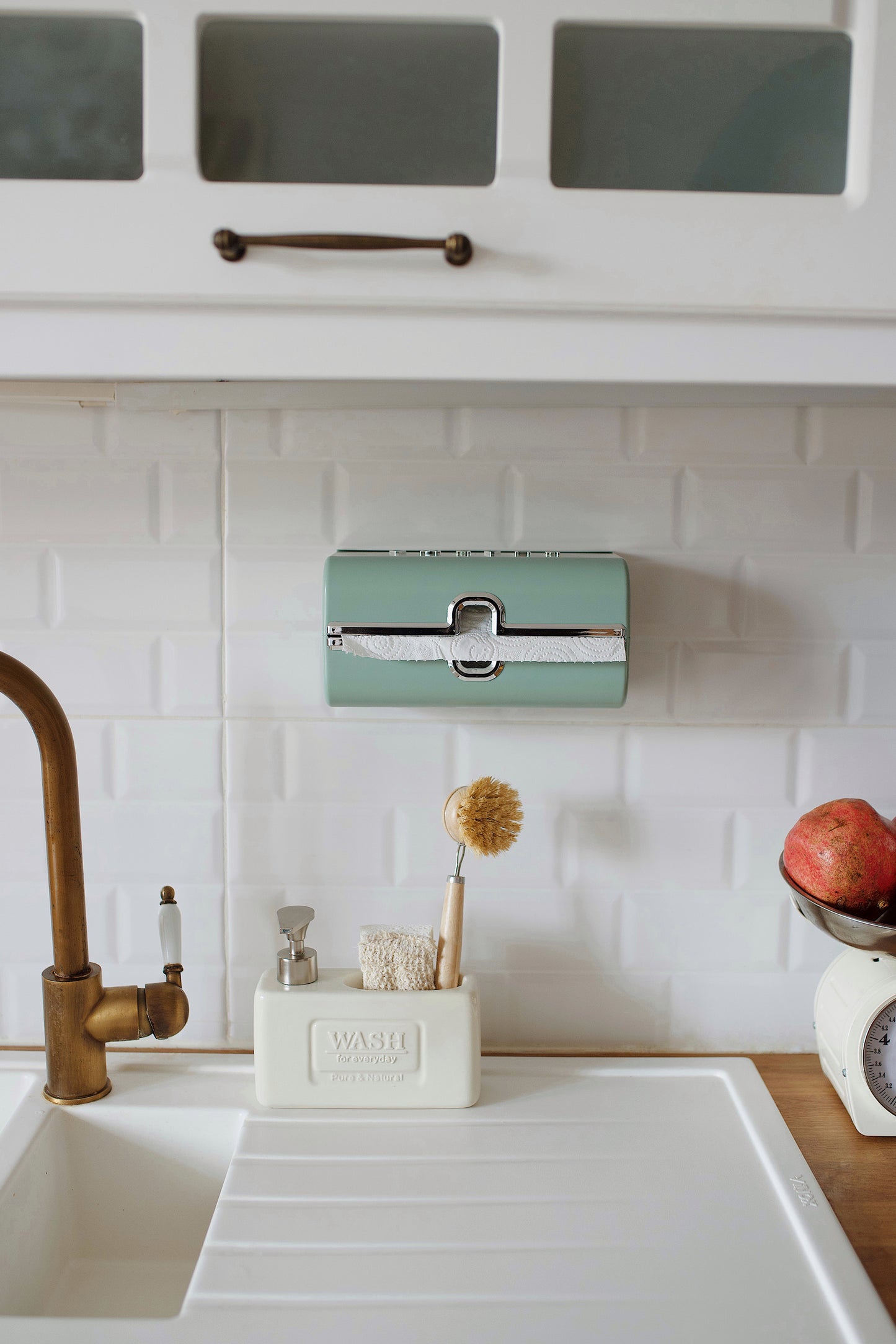 Pistachio Kağıt Havlu Tutucu & Peçetelik – Şık Tasarımlı Dekoratif  Fonksiyonel Peçetelik