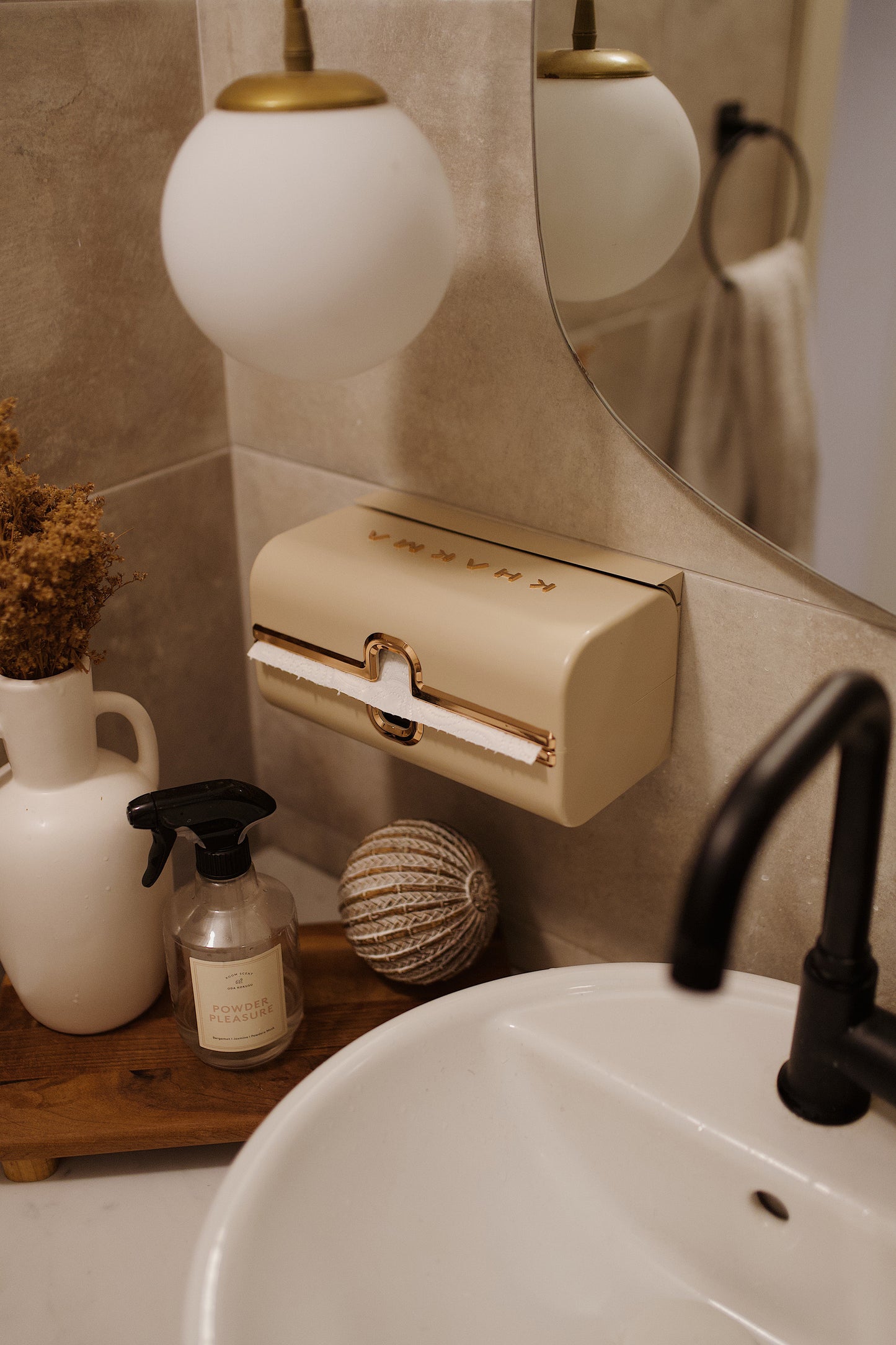 Mocha Kağıt Havlu Tutucu & Peçetelik – Şık Tasarımlı Dekoratif  Fonksiyonel Peçetelik