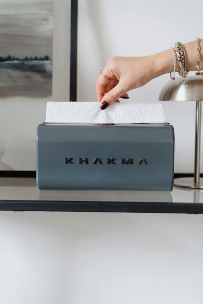 Anthracite Kağıt Havlu Tutucu & Peçetelik – Şık Tasarımlı Dekoratif  Fonksiyonel Peçetelik