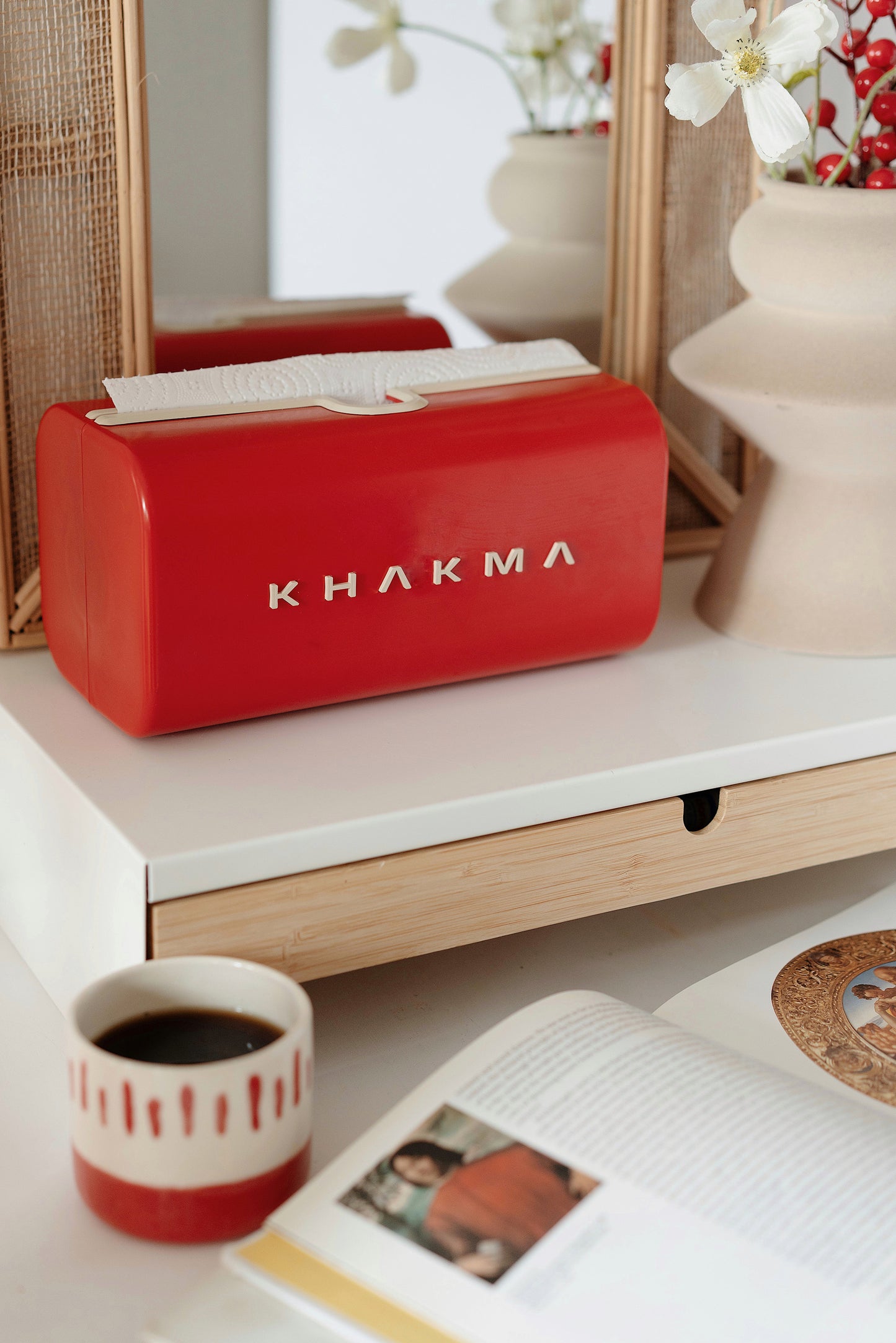 Retro Kağıt Havlu Tutucu & Peçetelik – Şık Tasarımlı Dekoratif  Fonksiyonel Peçetelik