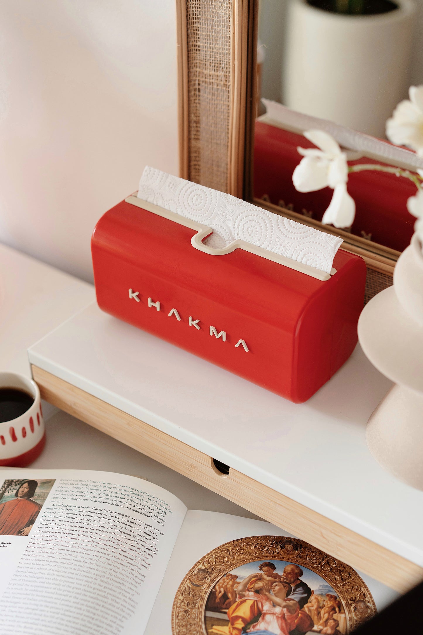 Retro Kağıt Havlu Tutucu & Peçetelik – Şık Tasarımlı Dekoratif  Fonksiyonel Peçetelik