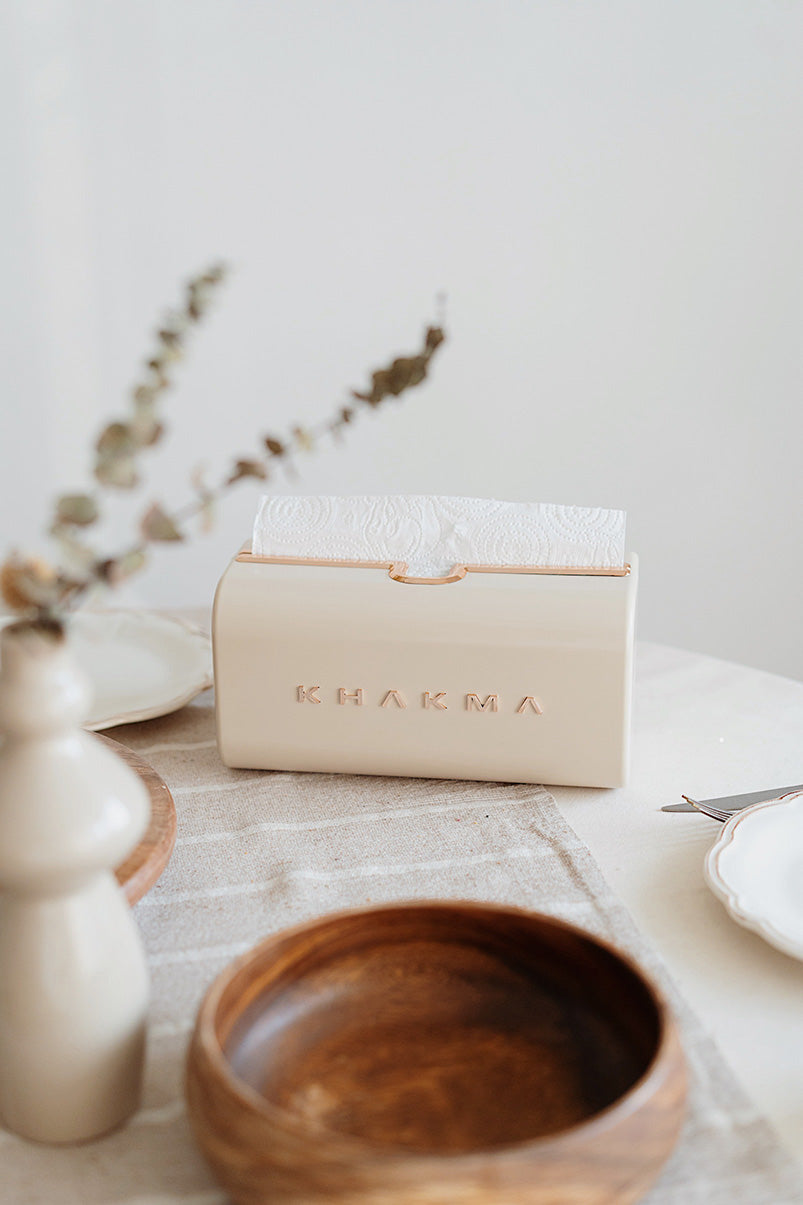 Vanilla Home Kağıt Havlu Tutucu & Peçetelik – Şık Tasarımlı Dekoratif  Fonksiyonel Peçetelik