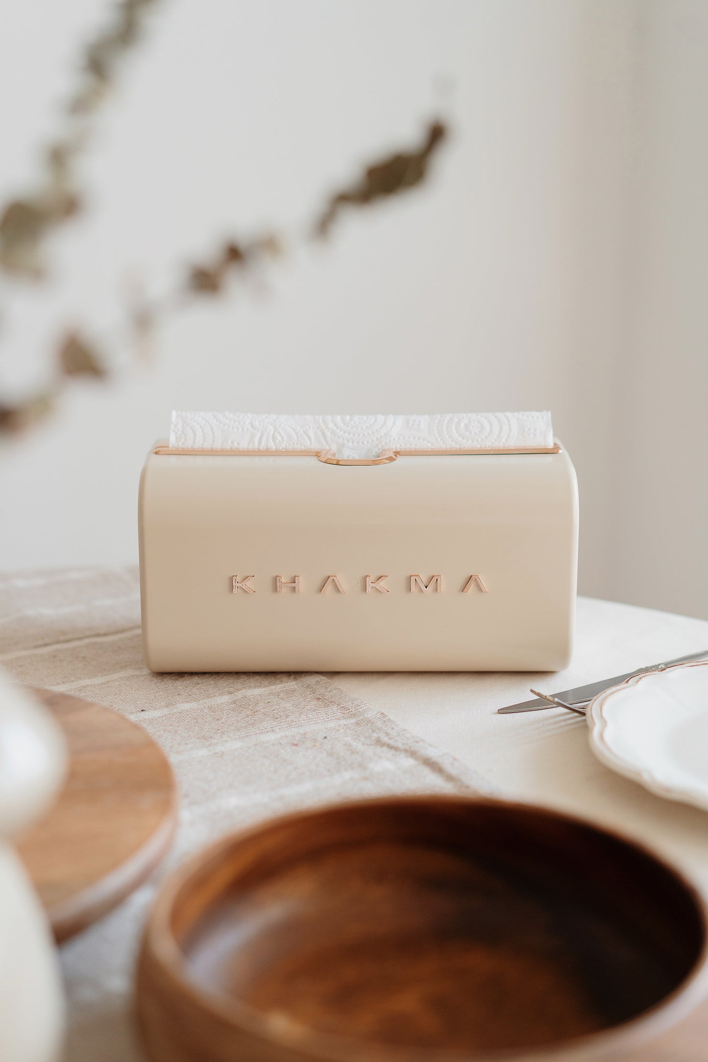 Vanilla Home Kağıt Havlu Tutucu & Peçetelik – Şık Tasarımlı Dekoratif  Fonksiyonel Peçetelik