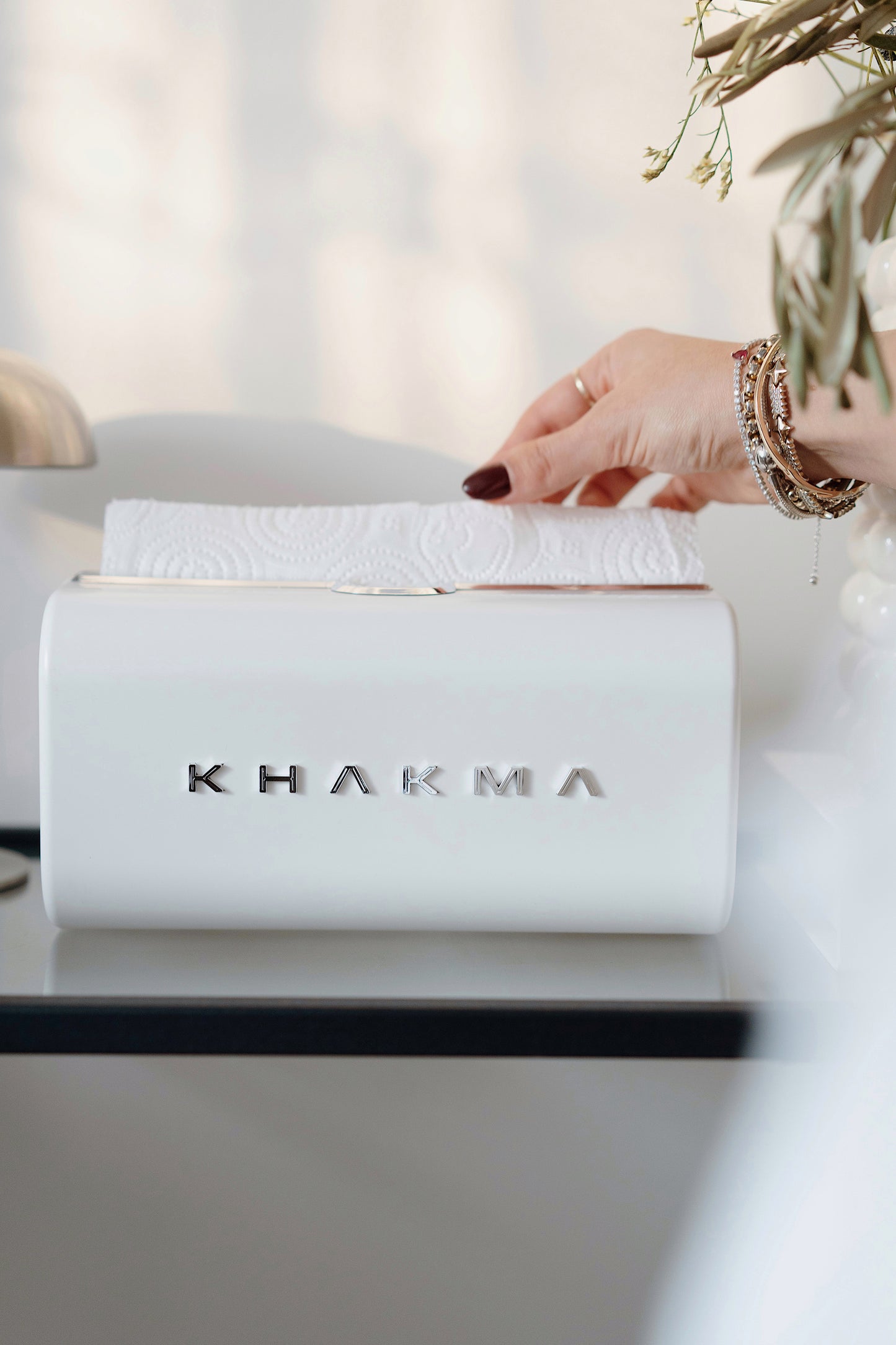 Snow Kağıt Havlu Tutucu & Peçetelik – Şık Tasarımlı Dekoratif  Fonksiyonel Peçetelik