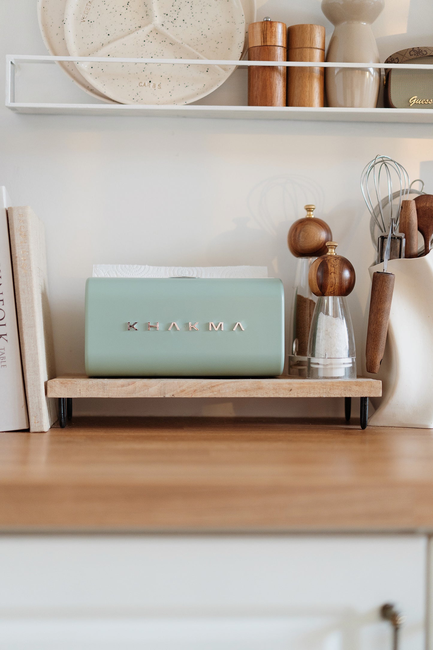 Pistachio Kağıt Havlu Tutucu & Peçetelik – Şık Tasarımlı Dekoratif  Fonksiyonel Peçetelik