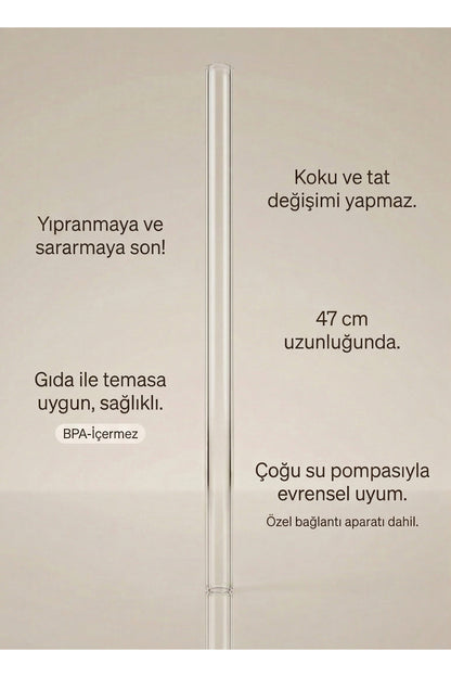 47 cm cam damacana borusu ve koku, tat, uyum özellik yazıları