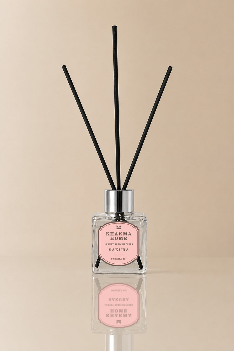 Sakura Çubuklu Oda Kokusu – 50 ml Kompakt Boy Reed Diffuser