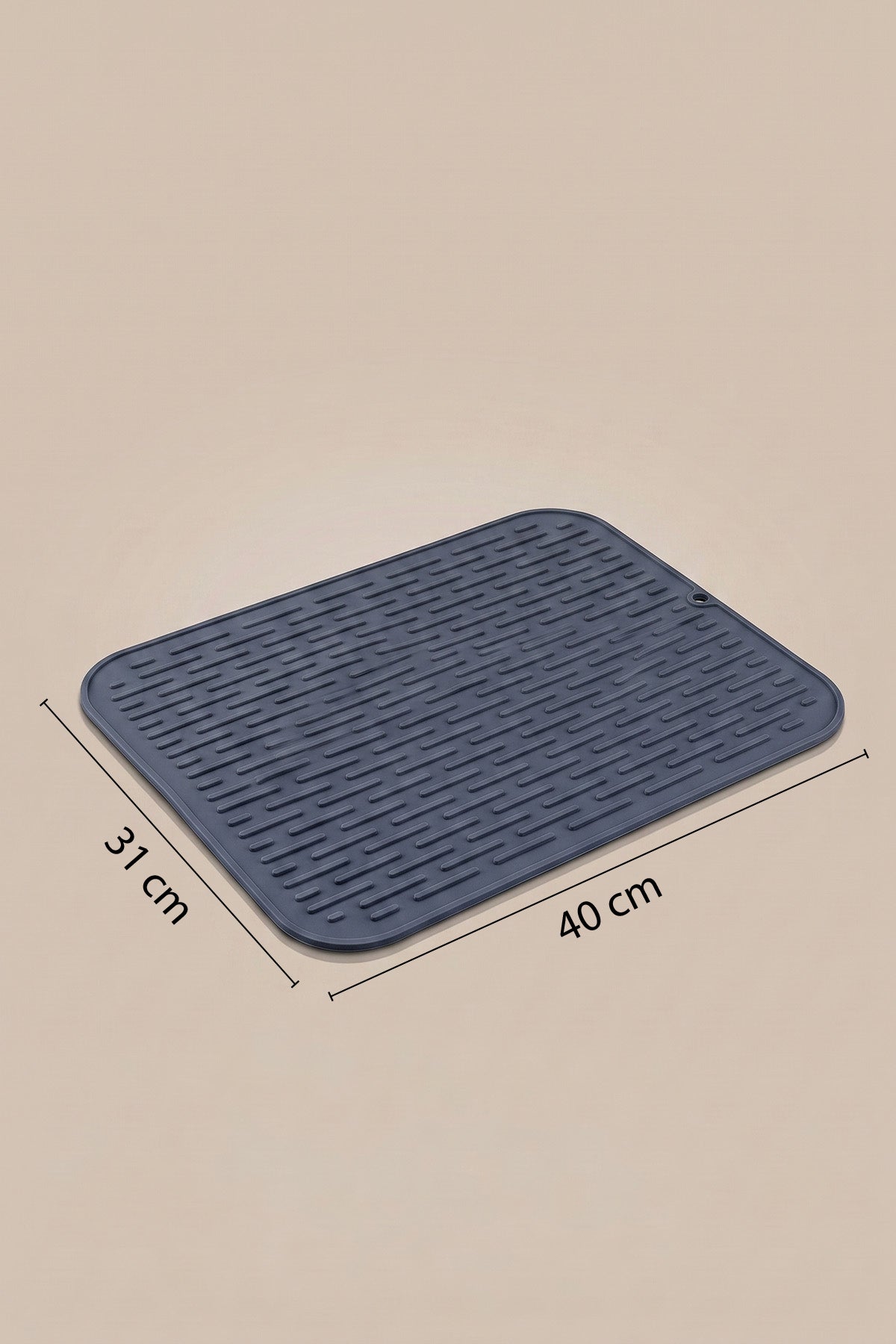 Silikon bulaşık kurutma matı ölçüleri: 40 x 31 cm