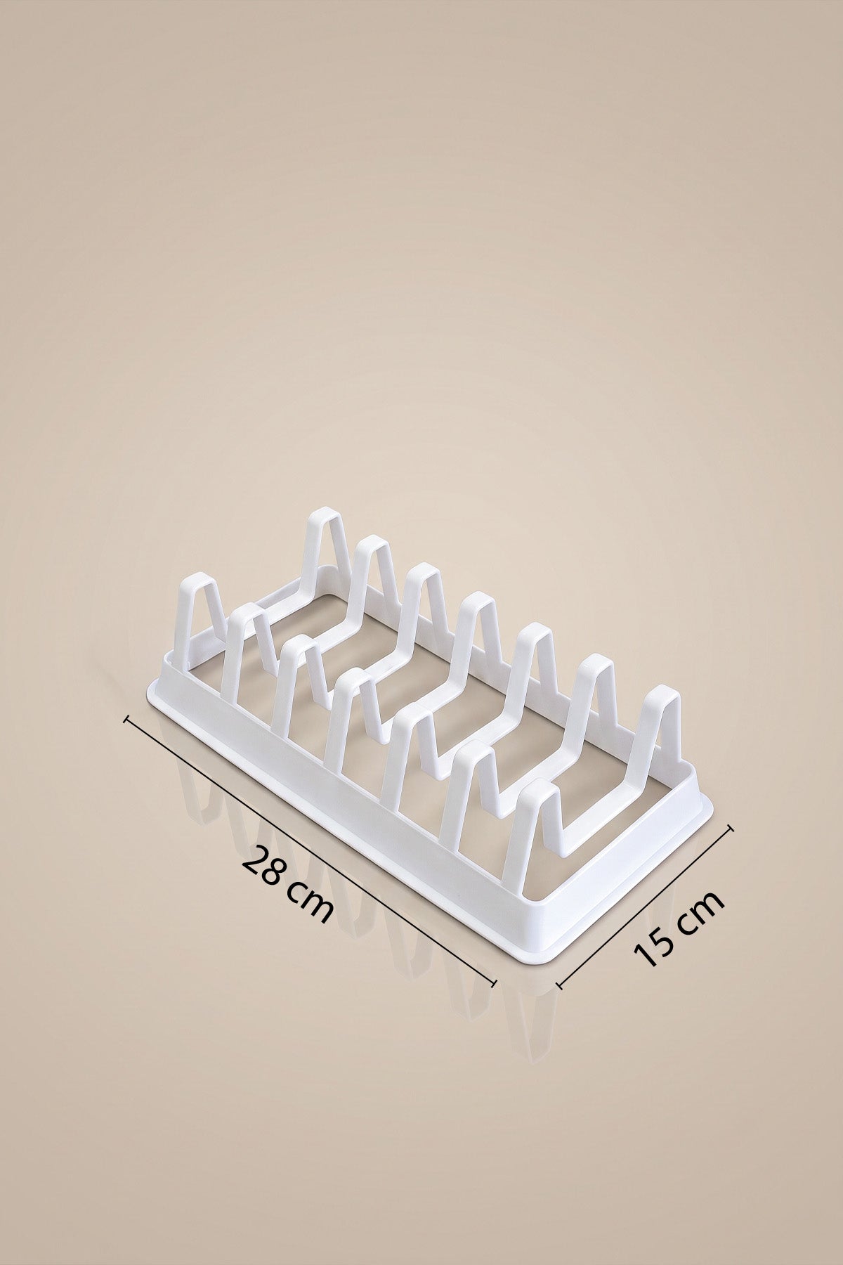 Beyaz kapak organizeri ölçüleri: 28 x 15 cm